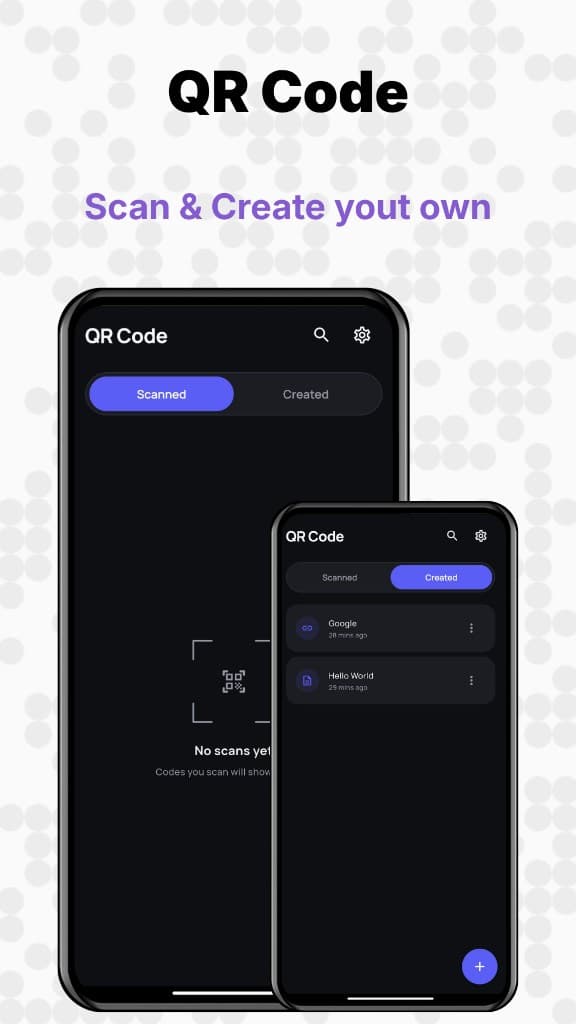 QR Code app screenshot